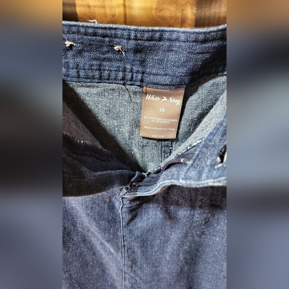 White Stag blue jean skort size 10 - Picture 4 of 5